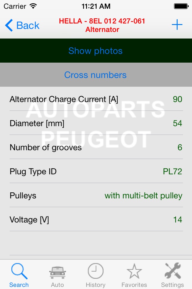 Autoparts for Peugeot screenshot 3