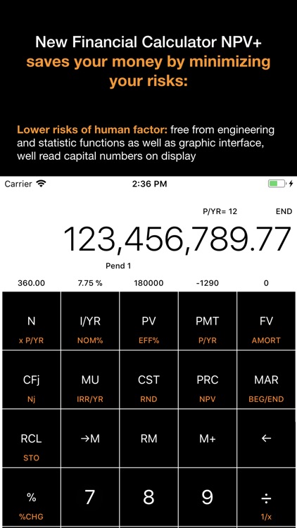 Financial Calculator NPV + screenshot-3