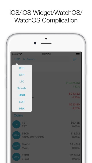 Coink - Crypto Price Tracker screenshot 2