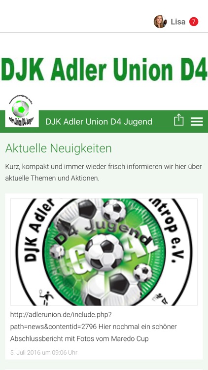 DJK Adler Union D4 Jugend