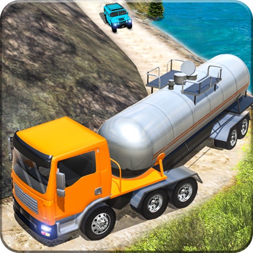 Oil Tanker Fuel Supply Truck Icon