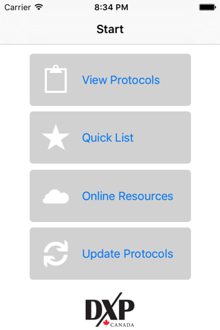 DXP Protocols screenshot 2