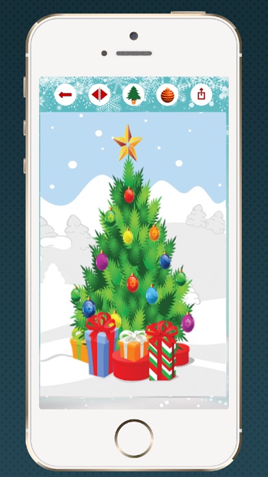 How to cancel & delete Christmas - Tree and Snowman from iphone & ipad 1