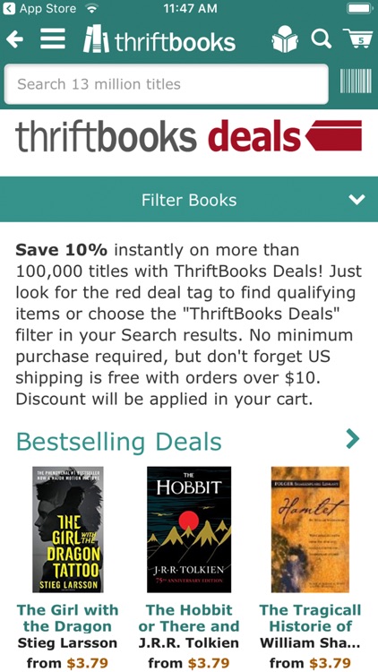 ThriftBooks: New & Used Books screenshot-2