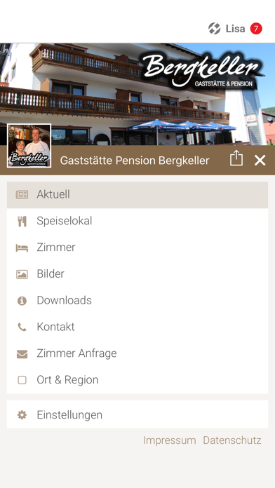 Gaststätte Pension Bergkeller screenshot 2