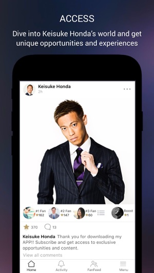 Keisuke Honda Official App(圖2)-速報App