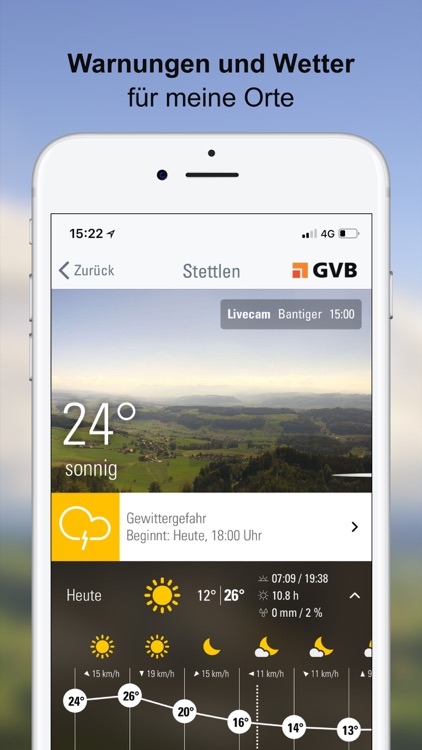 Wetter-Alarm: für die Schweiz screenshot-0