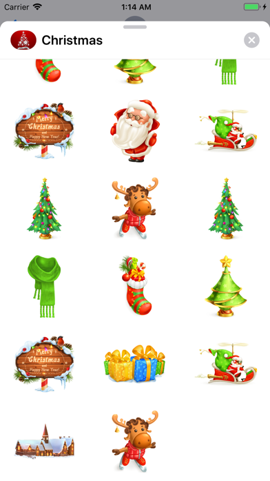 Ho Ho Ho Christmas Stickers IM screenshot 3