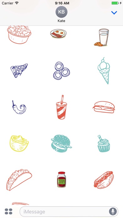 Yummy Food Sticker Pack screenshot 4