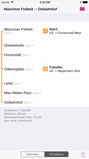 Munich Rail Map Lite(圖4)-速報App