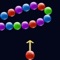 New bubble shooter game where the bubbles are moving in loops