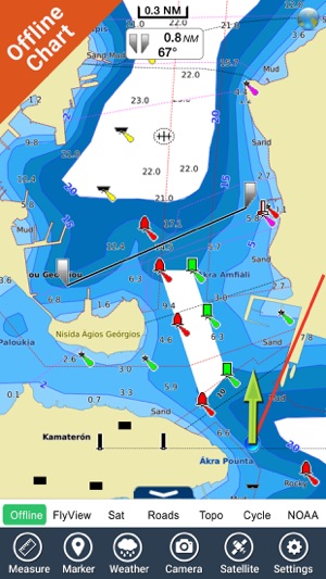 Boating Greece Nautical Charts(圖3)-速報App