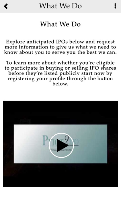 Prior2IPO