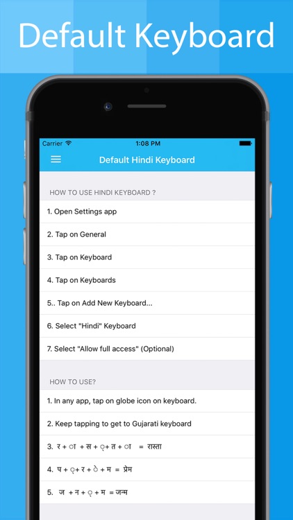 Hindi Keyboard - Type In Hindi screenshot-4