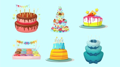 3D Happy Birthday Cake Sticker screenshot 3