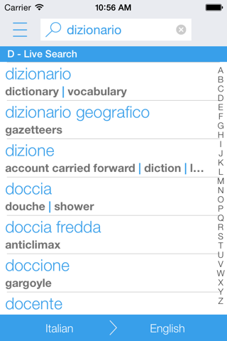 Dictionary Italian English screenshot 2