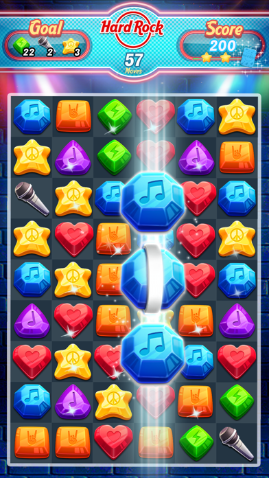 Hard Rock Puzzle Match screenshot 1