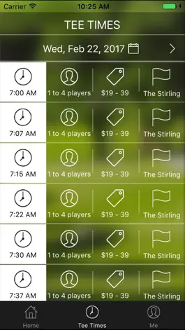 Game screenshot The Stirling Golf Tee Times hack