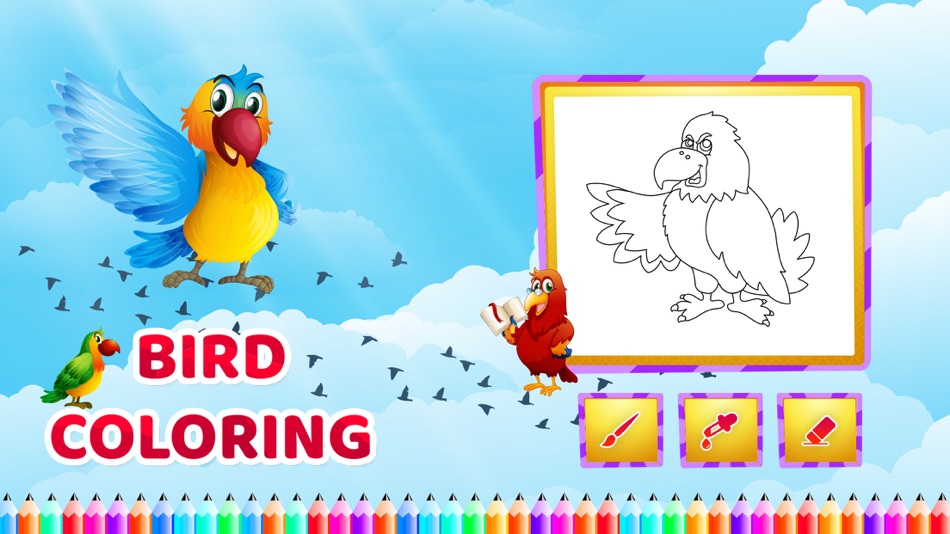 birds coloring game – ios apps — appagg