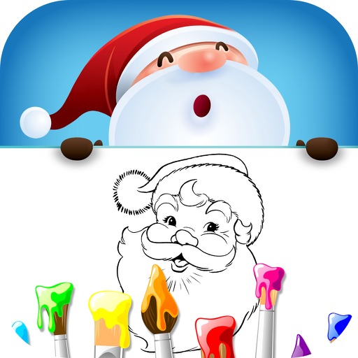 Christmas Coloring Book Game icon