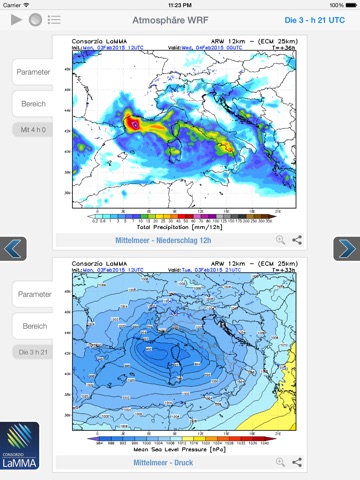 Atmosphere WRF for iPad screenshot 2