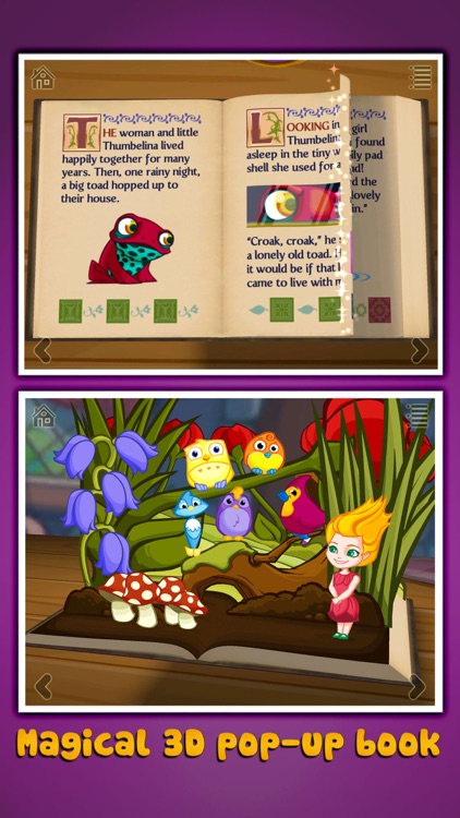 Thumbelina ~ 3D Interactive Pop-up Book screenshot-0