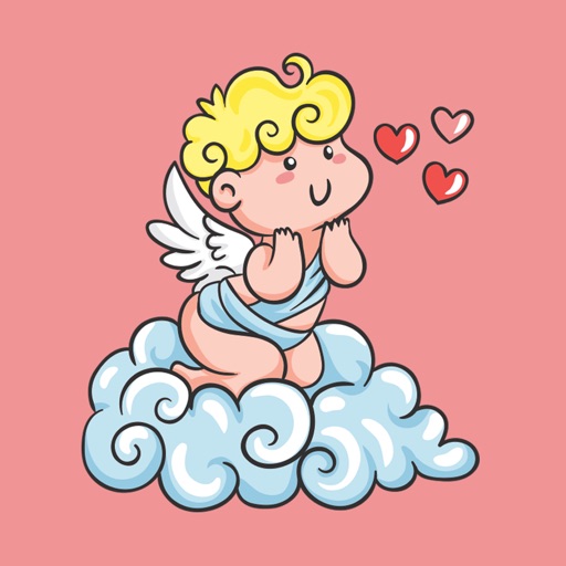 Valentine's Cupid Sticker icon