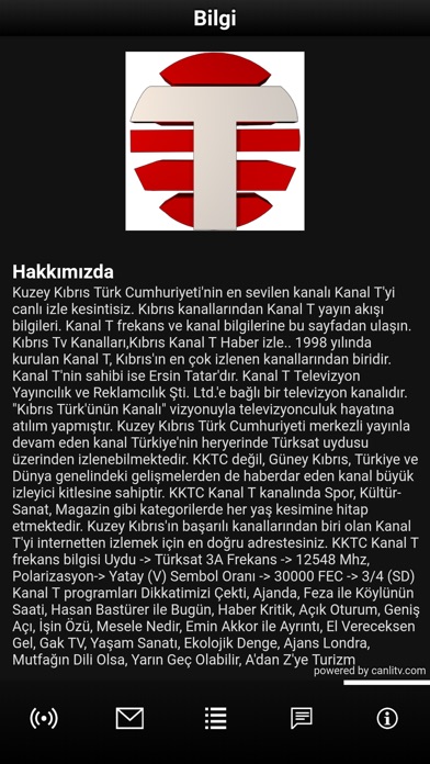 Kıbrıs Kanal T Mobile screenshot 4