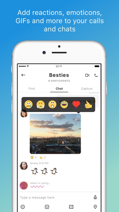 Skype for iPhone Screenshot
