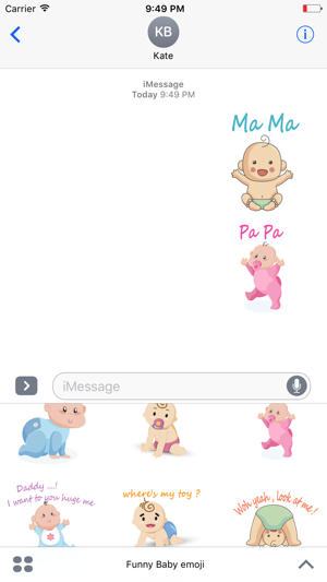 Funny Baby emoji(圖2)-速報App