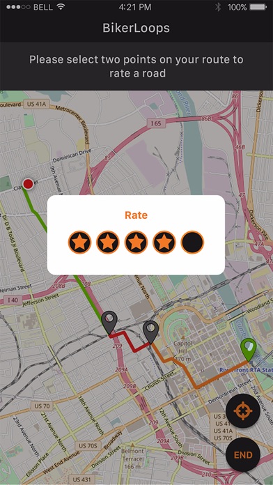 BikerLoops Motorcycle GPS App screenshot 4