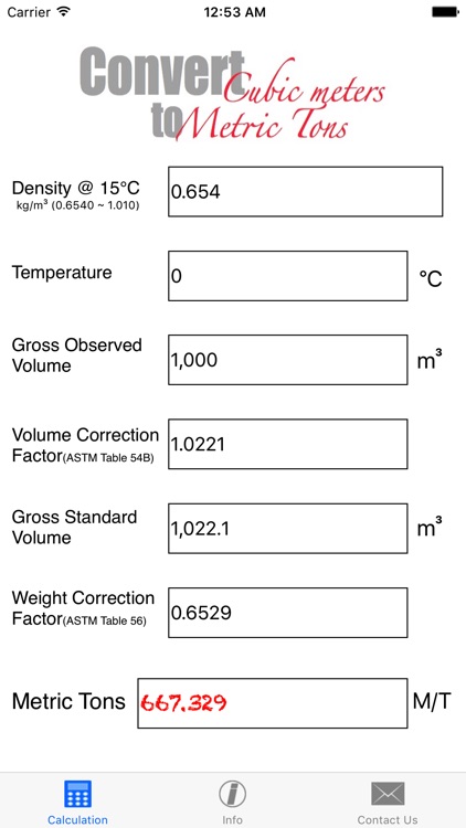 SHIP FUEL CALCULATOR