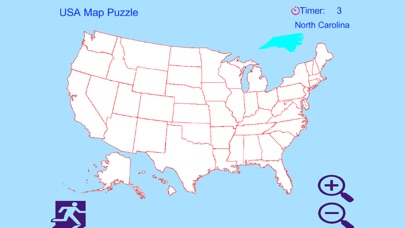 USA Map Puzzle Game screenshot 2