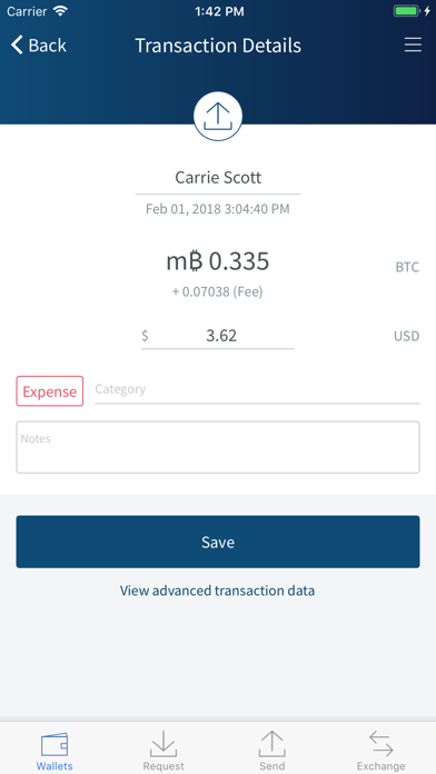 Edge - Crypto & Bitcoin Wallet screenshot 2