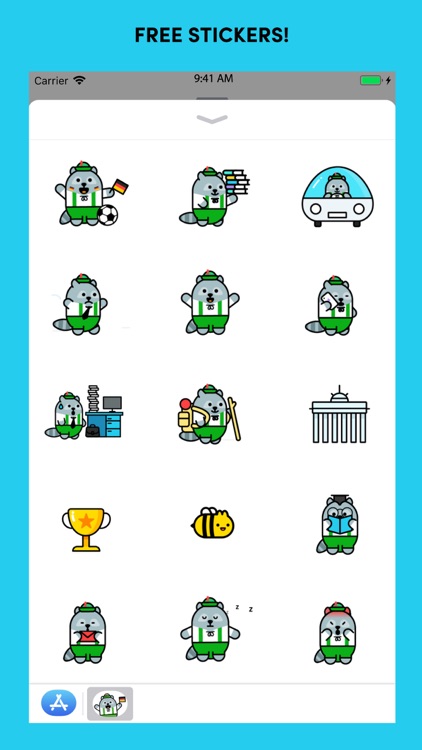 Chatterbug German Stickers