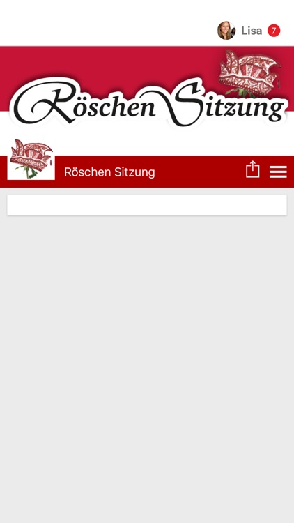 Röschen Sitzung