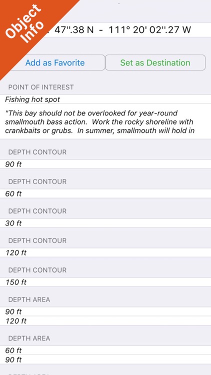 Lake Powell GPS offline fishing charts navigator screenshot-3