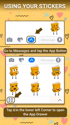 Book Emoji : Animated Stickers