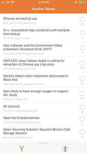 HackerNewsDemo(圖1)-速報App