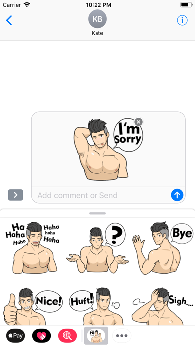 Sexy Man Stickers screenshot 3