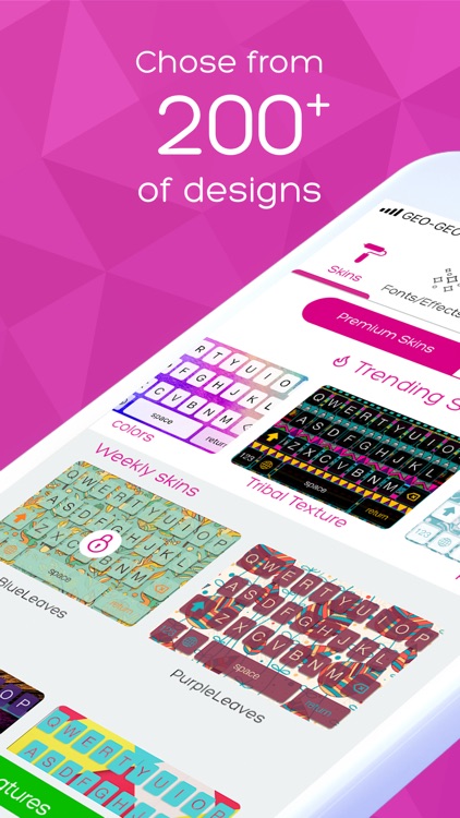 Keyboard Skins for iPhone screenshot-0