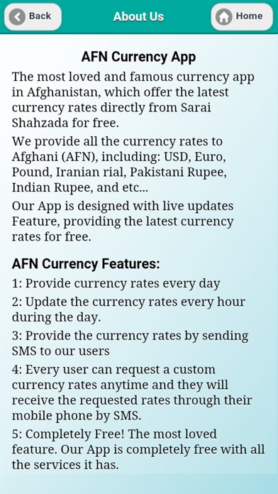 AFN Currency screenshot 3