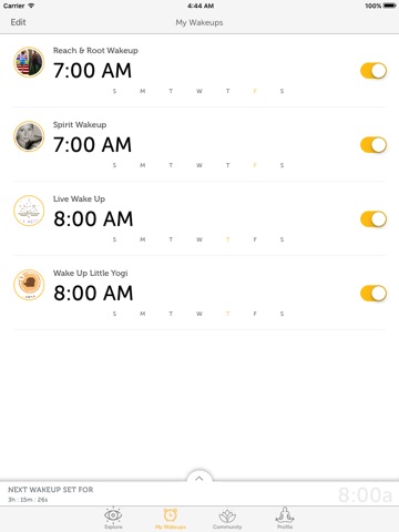 Yoga Wake Up and Sleep screenshot 2