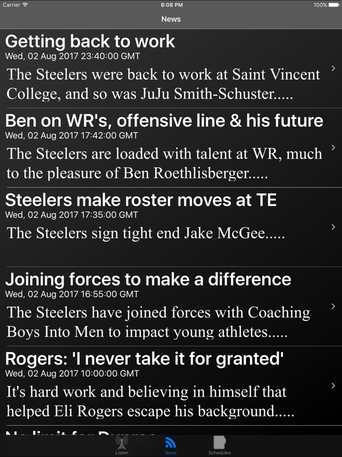 Pittsburgh Football Live - Radio, Schedule, News