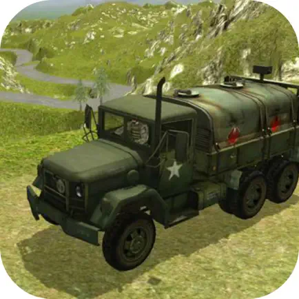 Driving ArmyTruck Hill Road Читы