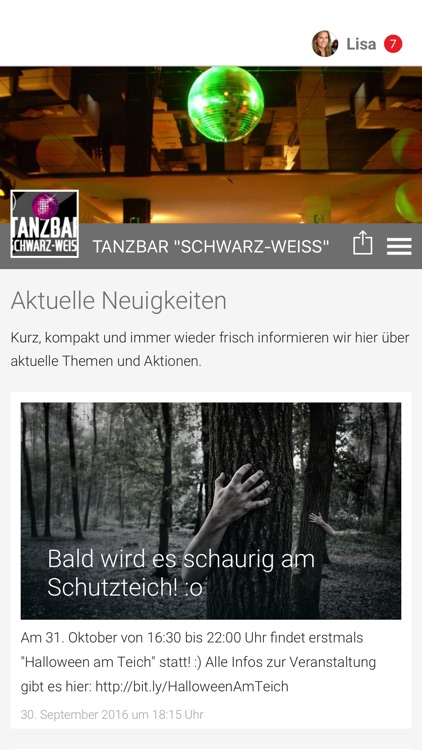 TANZBAR "SCHWARZ-WEISS"