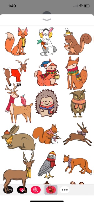 AnimalMoji Sticker for Winter(圖2)-速報App