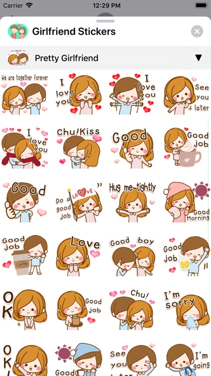 Girlfriend Sticker screenshot-7