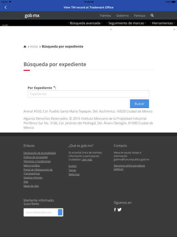 Búscador de marcas en México screenshot 4