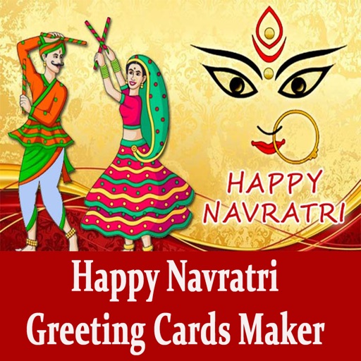 Navratri Garba Greeting Cards Maker icon